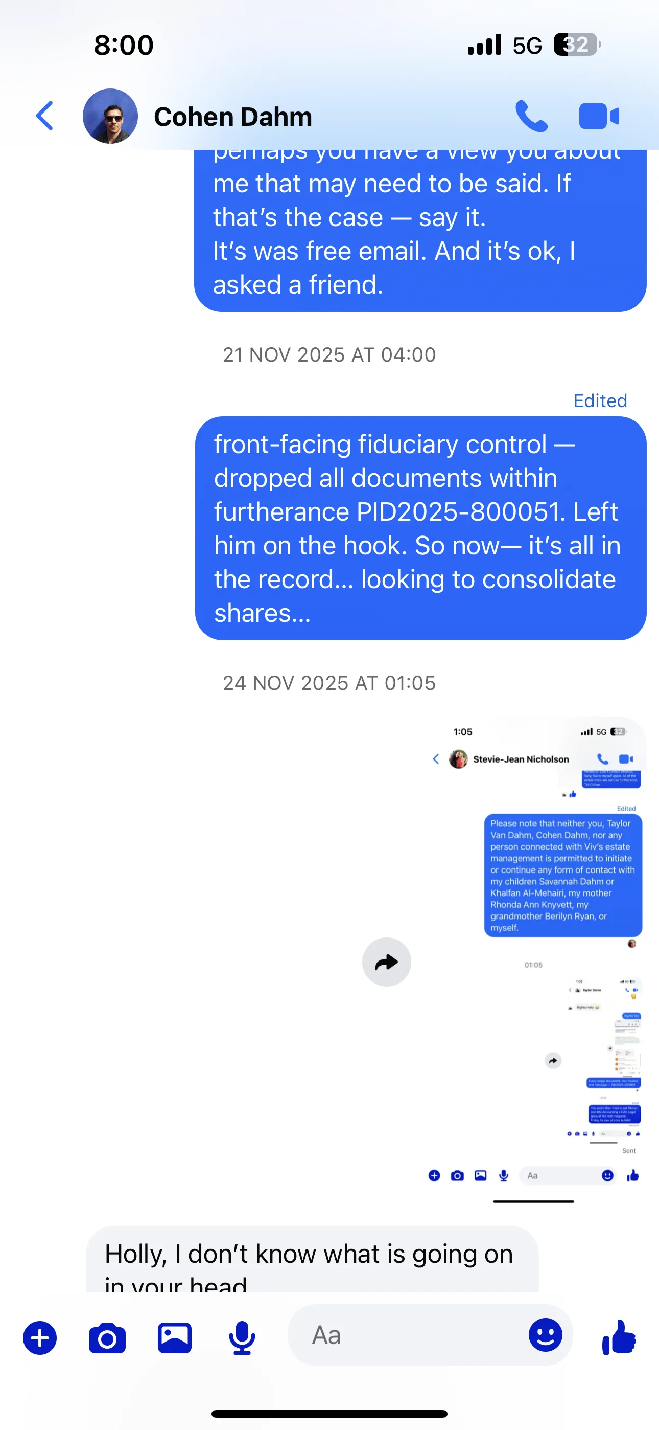 Fiduciary control